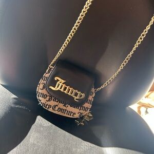 Juicy Couture Black and Cream Crossbody Bag
